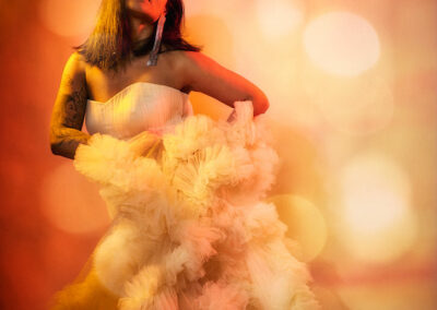 Asiametric Model avec des effets de lumière